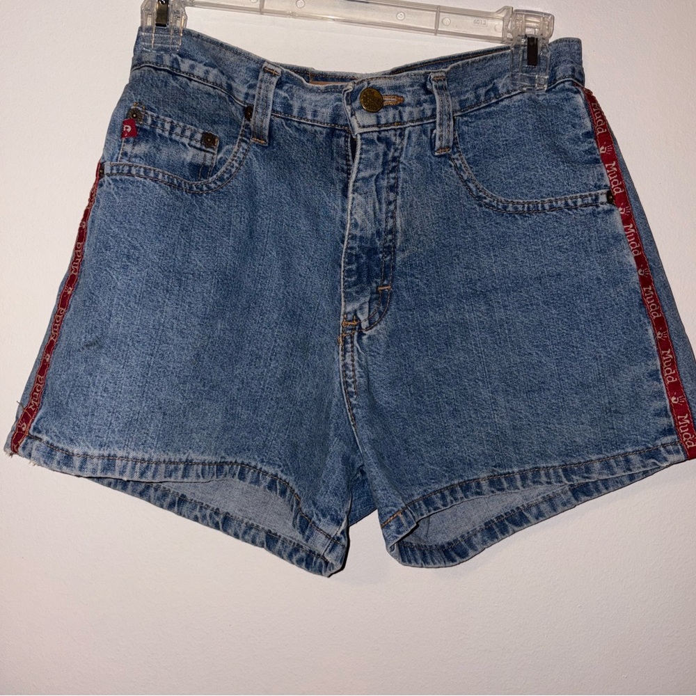Mudd Vintage Women's Shorts with Red Mudd Line